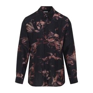 Dries Van Noten Silk Shirt With Floral Print - NWT